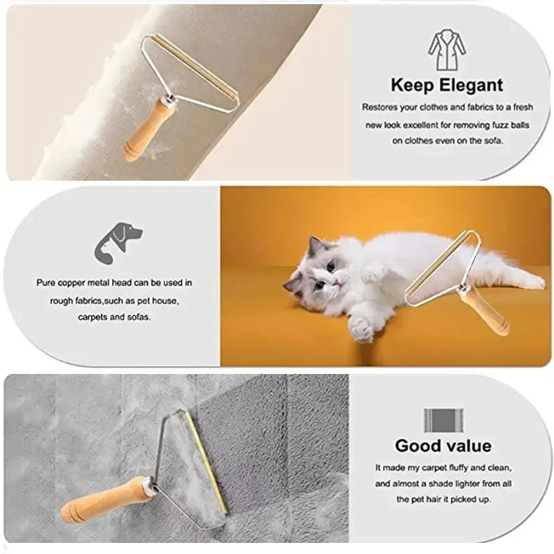 Manual Lint & Pet Hair Remover – Fabric Shaver Tool